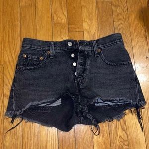 Black Levi shorts
